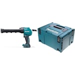 PISTOLET À MASTIC MAKITA 18 V LI-ION 1,5 AH 5000 N VENDU SANS BATTERIE- DCG180Z & Coffret empilable robuste Makpac Taille 3 - MAKITA 821551-8