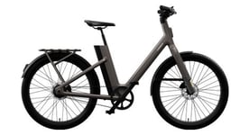 Velo de ville electrique cowboy cross st courroie mono vitesse 540wh 27 5   marron