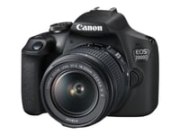 Canon Eos 2000D + Lp-E10 Batteri - Digitalkamera - Slr - 24.1 Mp - Aps-C - 1080P / 30 Fps - 3X Optisk Zoom Ef-S 18-55 Mm Is Ii Objektiv - Wi-Fi, Nfc