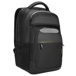 Targus Laptop Backpack, Fits Laptop Up To 14", Tablet Compartment, CityGear Commuter Backpack with Padded Backstraps - Black