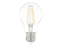 Eglo - Led-Glödlampa Med Filament - Form: A60 - E27 - 7 W (Motsvarande 60 W) - Klass E - Varmt Vitt Ljus - 2700 K - Klar