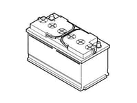 Volvo Original Startbatteri 700A 80Ah - Startbatterier