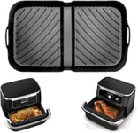 10.4L Air Fryer Liners Silicone for Ninja Flex Drawer AF500UK, 10.4L, Black 