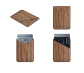 Muxma Korthållare för smartphones - Brun - TheMobileStore Korthållare och kreditkorthållare