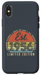 iPhone X/XS Est 1956 Vintage Edition Classic Born in 1956 Retro Birthday Case