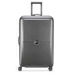 DELSEY PARIS - TURENNE - Large Rigid Cabin Suitcase - 82x53x29 cm - 110 liters - XXL - Silver