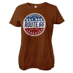 Route 66 - Hot Rod Garage Girly Tee