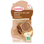 Babybio SEMOULE AU LAIT CACAO dès 6 mois Aliment 200 g