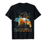 And Into The Forest I Go To Lose My Mind Camping Bear T-Shirt