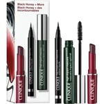 Clinique Make-up Eyes Black Honey & More Almost Lipstick in Black Honey 1.2g + High Impact™ Mascara Black 7 ml + High Impact™ Easy Liquid Black 0.34 ml