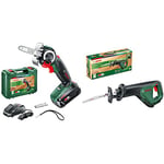 Bosch Home and Garden NanoBlade Cordless Saw AdvancedCut 18 & Cordless Reciprocating Saw AdvancedRecip 18