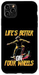 Coque pour iPhone 11 Pro Max Skateboard Lovers Skater Board pour hommes