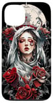 Coque pour iPhone 13 #snirt mystique femme t-shirt femme noire rose noire