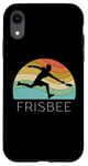 Coque pour iPhone XR Ultimate Frisbee Disque volant rétro pour homme et femme