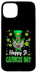 Coque pour iPhone 15 Plus Cat St Patricks Day St Catricks Day Lucky Charm Cats Lovers