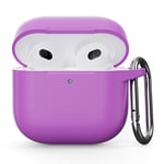 SKALO AirPods 4 Ultraohut silikonisuoja - Violetti