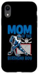 Coque pour iPhone XR Hockey Mom Of The Birthday Boy Hockey Family Matching gift