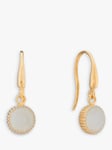 Auree Barcelona Birthstone Gold Vermeil Drop Earrings