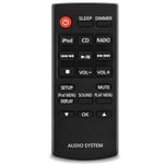 Ny fjärrkontroll till Panasonic Audio Stereo System Players N2qayc000058 Controller