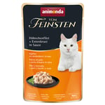 Animonda vom Feinsten Adult i saus 18 x 50 g - Kyllingfilet + andebryst i saus