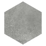 Carrelage sol / mur hexagonal effet béton gris RIFT HEXAGONO GRAFITO