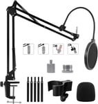 Boom Arm Mic Stand for Blue Yeti, Hyperx Quadcast, Nano, Snowball, Elgato Wave,