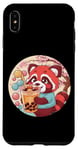 Coque pour iPhone XS Max Roter Kawaii Panda avec Bubble Tea