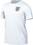 Nike Men's Shirt Ent M NK Crest Tee, White, FV8581-100, M