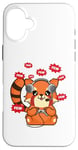 Coque pour iPhone 16 Plus Red Panda Gamer Jeux vidéo PC Zoo Animal Zookeeper