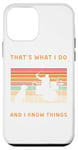 Coque pour iPhone 12 mini t-shirt amusant Know Things pour chiens de compagnie jouant de la batterie