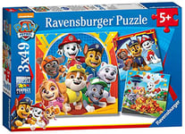 Ravensburger - Puzzle Enfant - Lot de 3 puzzles 49 pièces - Prêts à secourir / Pat'Patrouille - Fille ou garçon dès 5 ans - Puzzle de qualité supérieure - 3 posters inclus - Fun & Aventure - 05048