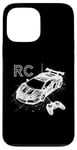 Coque pour iPhone 13 Pro Max Voiture RC 3D Wireframe - Télécommande Vintage Lover Racing Lover