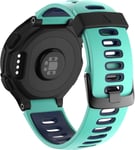 Bracelet 735xt Forerunner Montre Fitness Tracker Silicone Souple Bracelet De Replacement Sport Compatible Forerunner 230/235/620/630/735xt(Menthe Verte) Boucle Noire[Alp234114]