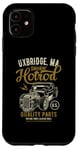 Coque pour iPhone 11 Uxbridge MA USA Hotrod Voiture vintage vieilli