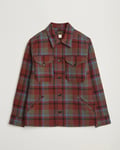 RRL Ace Cruiser Unlined Jacket Maroon Plaid