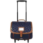 Cartable Tann's  Cartable Trolley  Pablo Ref 42235 Bleu 38*29*15 cm