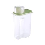 Cereal Dispenser with Lid Storage Box Plastic Rice Container Food Sealed Jar Cans for Kitchen Grain Dried Fruit Snacks L