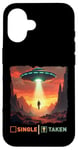 iPhone 16 single taken alien man taken by UFO valentine's day boys Case