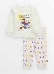 Tu Halloween Room On The Broom Pyjamas Up to 3 mths Cream To Mths