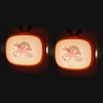 Annmore Veilleuse Bébé Prise Électrique avec Capteur Crépusculaire, Lot de 2 Licorne Motif Lampe Murale de Nuit pour Chambre Enfant Fille, LED Éclairage Allaitement, Cadeau Naissance Nouveau-né