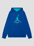 Sweat-Shirt Nike Jordan Jumpman 95D277 u5h Junior Enfant Garçon à Capuche Bleu