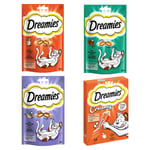 Dreamies Snacks till sparpris! - 11 x 40 g Creamy kyckling + 2 x 60 g Cat Treats kyckling + anka + kalkon