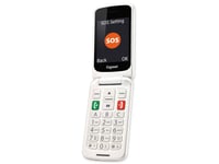 Gl590 7.11 Cm Handsets White Mobile Phone For Elderly Gigaset - With Big Buttons