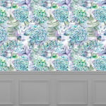 Flourish Floral Wide-Width Wallpaper By the Metre