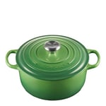 Le Creuset - Signature støpejernsgryte rund 24 cm 4,2L bamboo