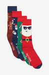 ONLY & SONS - Julstrumpor onsXmas Socks Calendar Box 4-pack - Flerfärgad