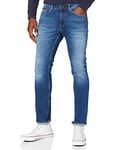 Tommy Jeans Jean Homme Scanton Slim Stretch, Bleu (Wilson Mid Blue Stretch), 33W / 36L