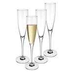 Villeroy & Boch - Maxima - Champagne Glass, 4 Pieces, 120 ml, Crystal Glass, Clear