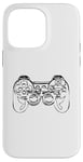 Coque pour iPhone 14 Pro Max Contrôleur de jeu pour garçons Sketch Game Console Jeux