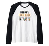 Schedule RC Pilot Aviation RC Airplane Raglan Baseball Tee